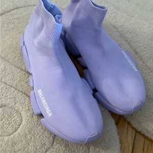 Balenciaga Purple Sock Sneakers